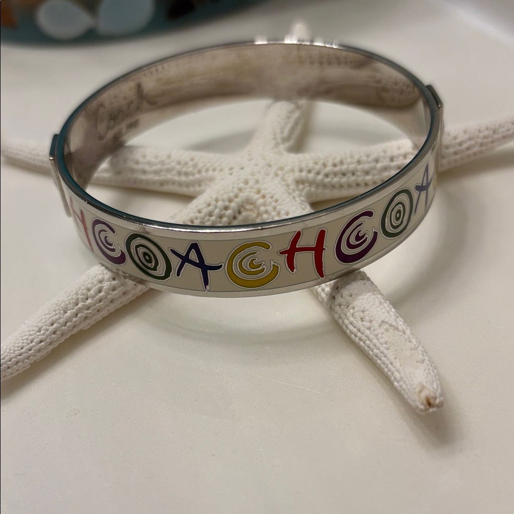 Coach Multicolor Enamel Bracelet